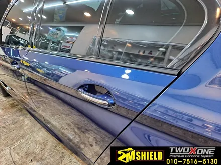 전체 랩핑 제거 작업 BMW 5시리즈 락그레이 / 부산 사상구