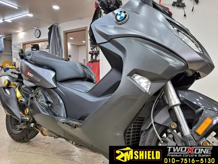 BMW C650 오토바이 전체 랩핑 사틴다크그레이로~ / 부산 사상구