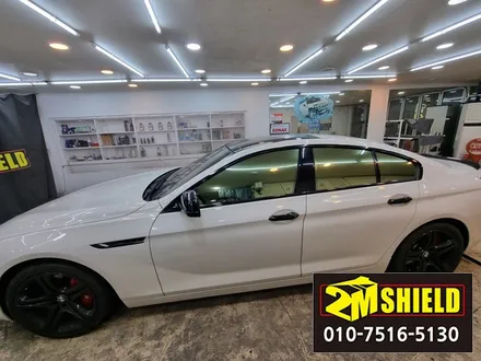 BMW 6시리즈 윈도우 몰딩 크롬죽이기 랩핑 작업 외 / 부산 사상구