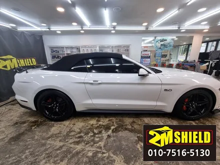 머스탱 전체랩핑 제거 원복 레드에서 화이트로 / 부산 사상구
