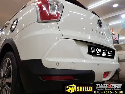 티볼리 투톤랩핑 루프스킨 제거 디테일세차까지 / 부산 사상구