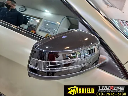 벤츠 CLA 45 AMG 전체 랩핑 사틴 카키그린 / 부산 사상구