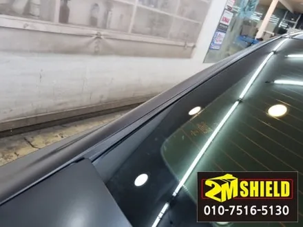 화이트에서 사틴블랙으로 전체 랩핑한 벤츠 cls / 부산 사상구