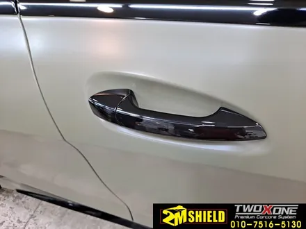 벤츠 CLA 45 AMG 전체 랩핑 사틴 카키그린 / 부산 사상구