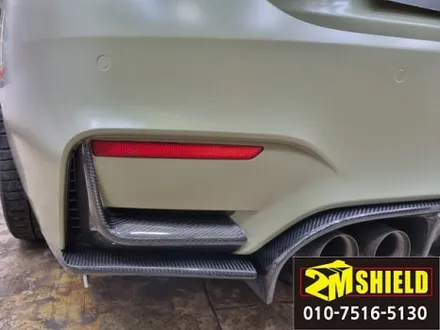 BMW 4시리즈 M4 컨버터블 전체 랩핑 에이버리 사틴카키그린 / 부산 사상구