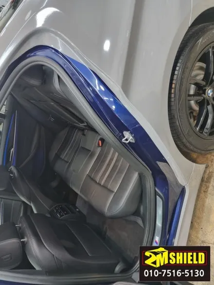 5시리즈 bmw 520d 애쉬그레이 전체 랩핑 잘 어울려요 / 부산 사상구