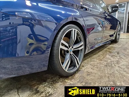 전체 랩핑 제거 작업 BMW 5시리즈 락그레이 / 부산 사상구