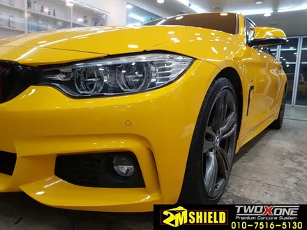 BMW 4시리즈 컨버터블 노랑이로 전체 랩핑하기 / 부산 사상구