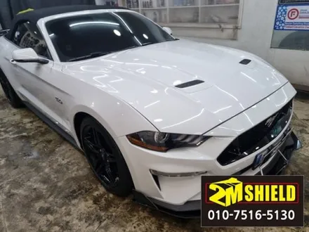 머스탱 전체랩핑 제거 원복 레드에서 화이트로 / 부산 사상구
