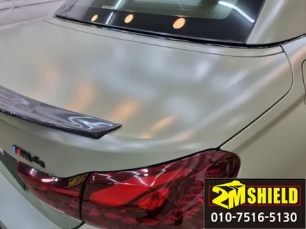 BMW 4시리즈 M4 컨버터블 전체 랩핑 에이버리 사틴카키그린 / 부산 사상구