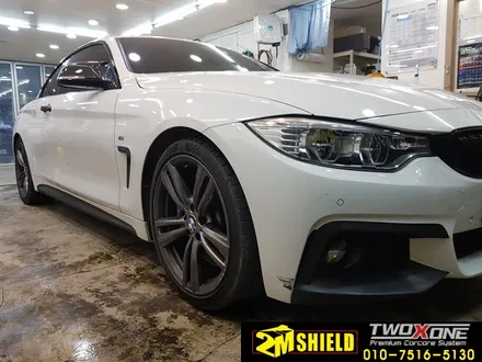 BMW 4시리즈 컨버터블 노랑이로 전체 랩핑하기 / 부산 사상구