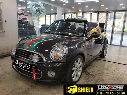 부산 bmw 미니 컨버터블 데칼 작업 레이싱 바이퍼라인 멋지게~ / 부산 사상구
