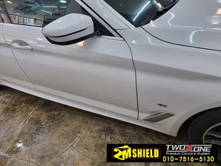 BMW 5시리즈 G30 사이드미러 휀더 가니쉬 랩핑 / 부산 사상구