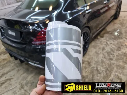 벤츠 C클래스 C63AMG 사이드 데칼 작업 / 부산 사상구