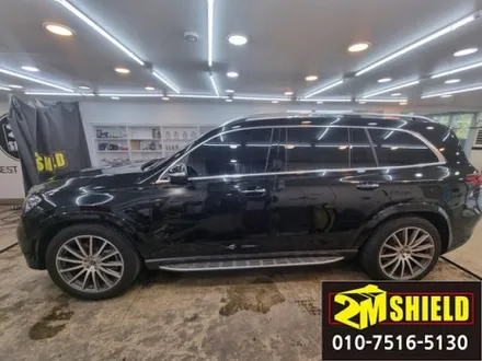 부산 전체랩핑 벤츠 gls 유광 화이트 컬러로 바뀌었어요 / 부산 사상구