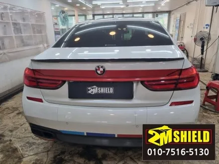 bmw 7시리즈 듀오톤 랩핑 투톤 컬러 적용 크롬죽이기 외 작업 / 부산 사상구