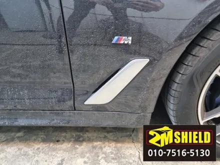 bmw 5시리즈 g30 전체 크롬몰딩 랩핑 크롬죽이기 작업 / 부산 사상구