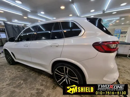 전체 랩핑 자동차 광택으로 묵은때 빼기 BMW X5 / 부산 사상구