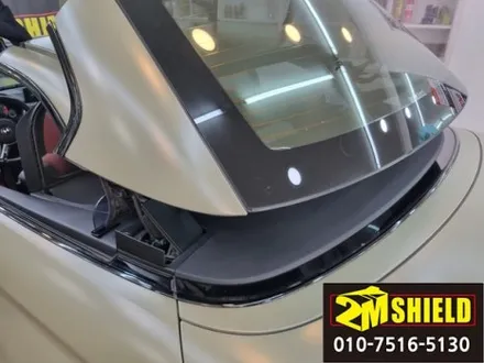 BMW 4시리즈 M4 컨버터블 전체 랩핑 에이버리 사틴카키그린 / 부산 사상구