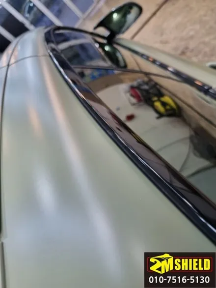 BMW 4시리즈 M4 컨버터블 전체 랩핑 에이버리 사틴카키그린 / 부산 사상구
