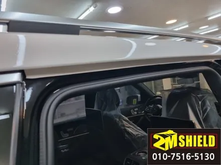 부산 전체랩핑 벤츠 gls 유광 화이트 컬러로 바뀌었어요 / 부산 사상구
