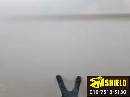 전체 랩핑된 차량은 구입시 신중하게. 포르쉐 파나메라 랩핑제거 / 부산 사상구