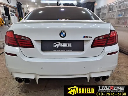 BMW M5 전체 랩핑 그린색상으로 화사하게~ / 부산 사상구