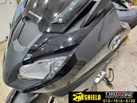 BMW C650 오토바이 전체 랩핑 사틴다크그레이로~ / 부산 사상구