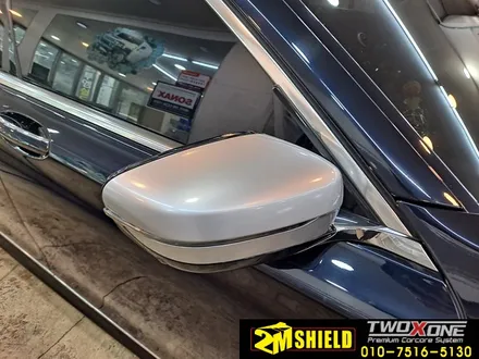BMW 신형 7시리즈 사이드미러 커버 실버 랩핑 / 부산 사상구