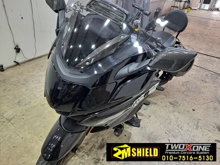 BMW K1600 오토바이 무광 화이트로 전체 랩핑했어요. / 부산 사상구
