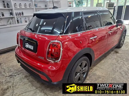 부산루프스킨 BMW 미니 화이트에서 블랙으로 / 부산 사상구