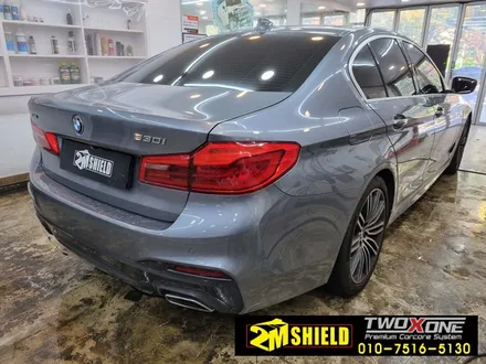 BMW 5시리즈 530i 실내랩핑 스웨이드 알칸타라 / 부산 사상구