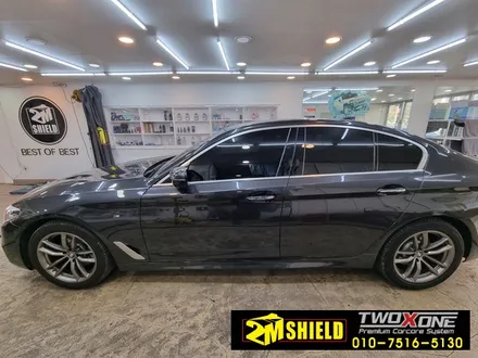 BMW 5시리즈 그릴 윈도우 몰딩 크롬죽이기 랩핑 / 부산 사상구