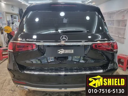 부산 전체랩핑 벤츠 gls 유광 화이트 컬러로 바뀌었어요 / 부산 사상구
