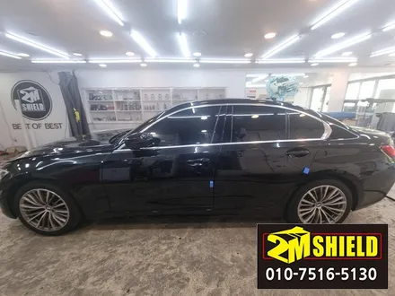 크롬죽이기 랩핑 단골 차종 bmw 3시리즈 그릴은 교체 / 부산 사상구
