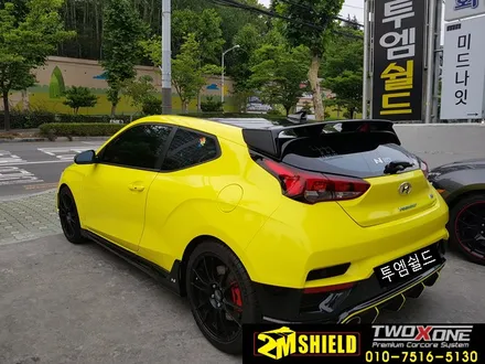 벨로스터 N 블랙에서 노랑이로 대변신 전체 랩핑 / 부산 사상구