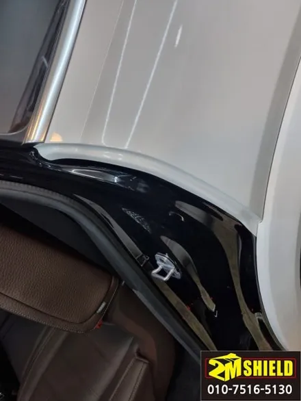 부산 전체랩핑 벤츠 gls 유광 화이트 컬러로 바뀌었어요 / 부산 사상구