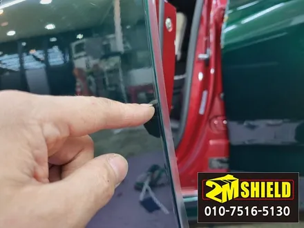 제네시스 g70 그린색으로 자동차 전체 도장 컬러 바꾸기 랩핑 / 부산 사상구