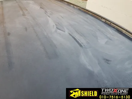 부산루프스킨 제거 후 재시공 싼타페 DM 탈색 필름 / 부산 사상구
