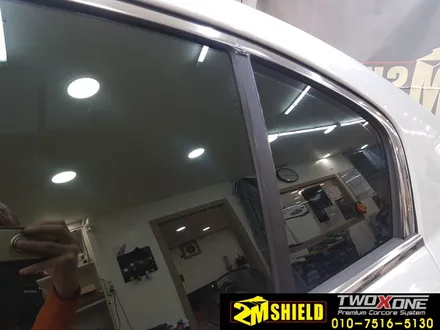 제네시스 BH330 루프스킨 사이드미러커버 B필러랩핑 PPF까지 / 부산 사상구
