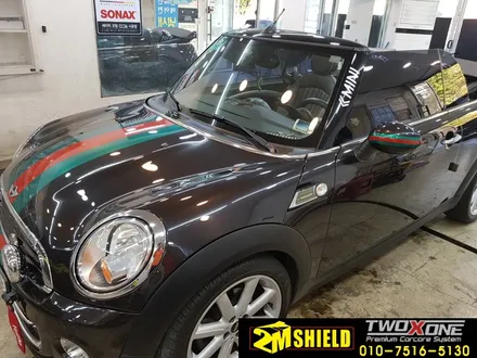 부산 bmw 미니 컨버터블 데칼 작업 레이싱 바이퍼라인 멋지게~ / 부산 사상구