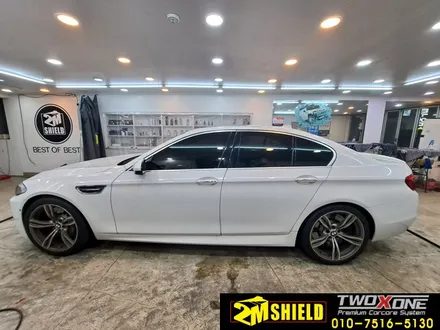BMW M5 전체 랩핑 그린색상으로 화사하게~ / 부산 사상구