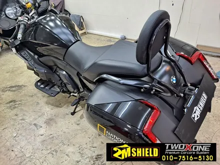 BMW K1600 오토바이 무광 화이트로 전체 랩핑했어요. / 부산 사상구