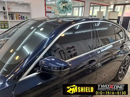 BMW 530E 크롬죽이기 랩핑작업 / 부산 사상구