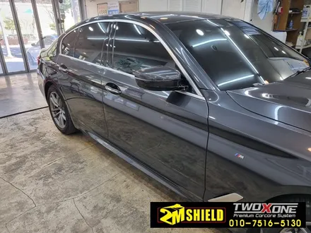 BMW 5시리즈 그릴 윈도우 몰딩 크롬죽이기 랩핑 / 부산 사상구