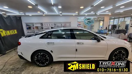 부산 K5 크롬죽이기 랩핑 윈도우 몰딩 도어손잡이 사이드미러까지 / 부산 사상구