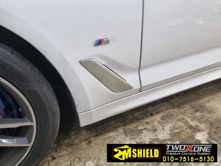 BMW 5시리즈 G30 사이드미러 휀더 가니쉬 랩핑 / 부산 사상구