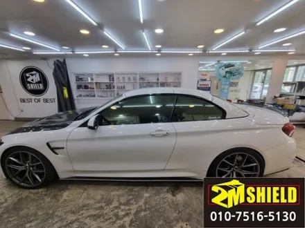 BMW 4시리즈 M4 컨버터블 전체 랩핑 에이버리 사틴카키그린 / 부산 사상구