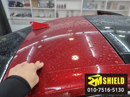 제네시스 g70 그린색으로 자동차 전체 도장 컬러 바꾸기 랩핑 / 부산 사상구