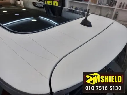 BMW 미니 쿠퍼 루프스킨 재시공 손상필름 제거포함 / 부산 사상구